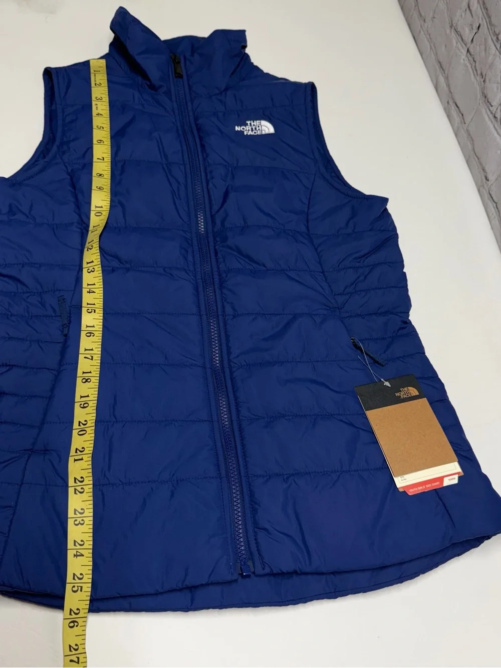 The North Face big girls Quilted Vest - Royal Blue size XL (18) NWT